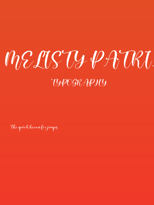 Melisty Patria Poster