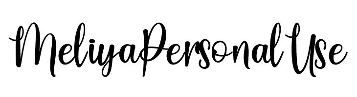 Meliya Personal Use  Fuentes Gratis Descargar