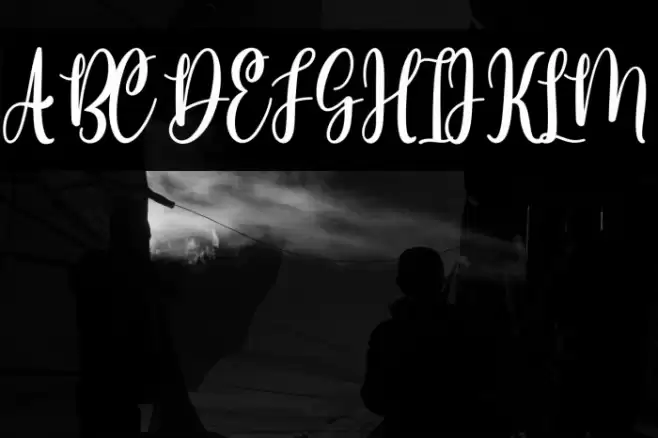 Meliya Personal Use Font examples