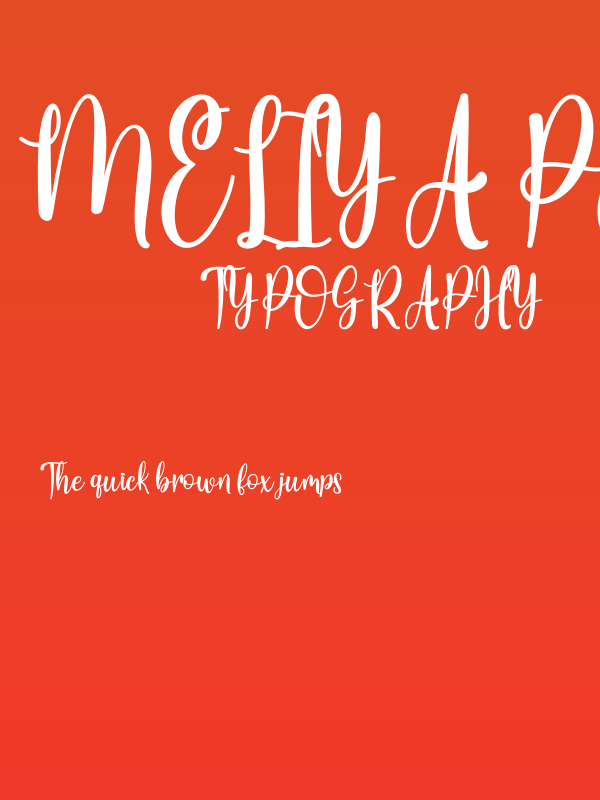 Meliya Personal Use Poster