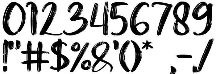 Mella Nissa Font OTHER CHARS