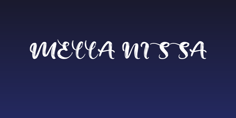 Mella Nissa Social Header