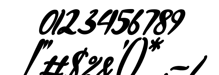 Mella Sweet Italic Font OTHER CHARS