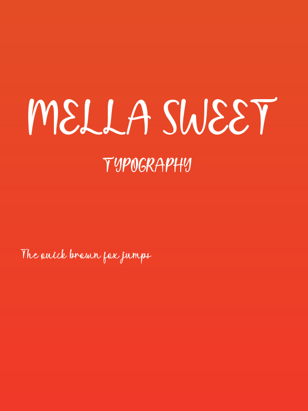 Mella Sweet Poster