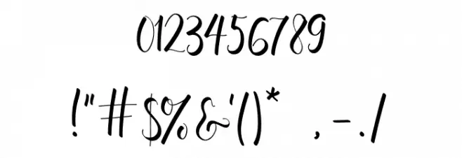 Mella Font OTHER CHARS