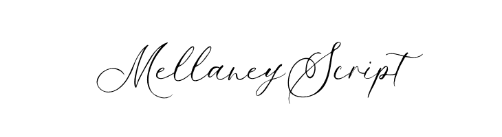 Mellaney Script  font caratteri gratis