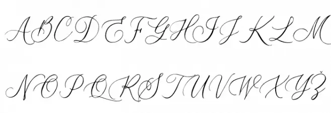 Mellaney Script خط أحرف كبيرة