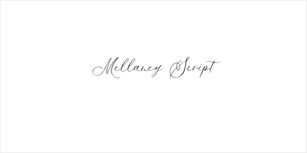 Mellaney Script Logo