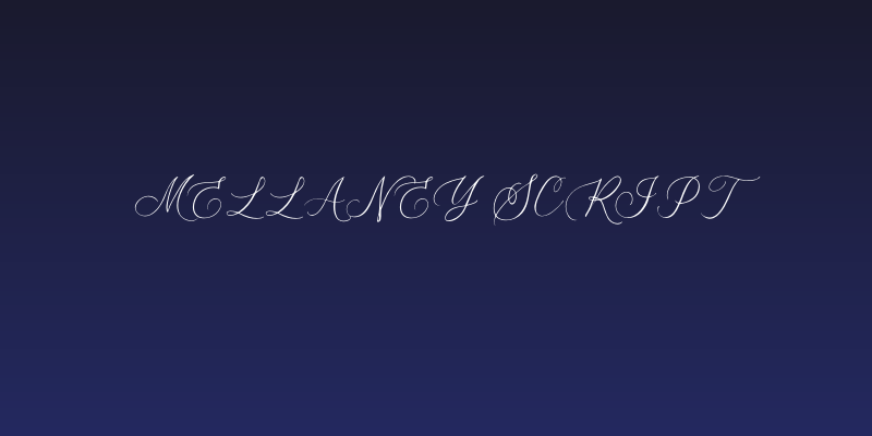 Mellaney Script Social Header