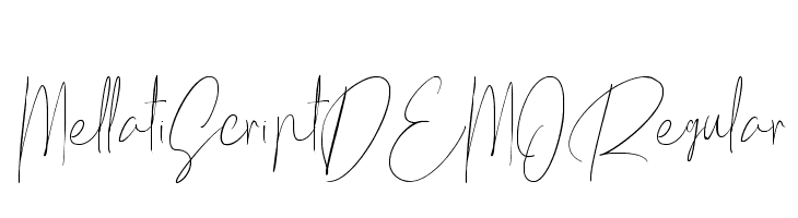 Mellati Script DEMO Regular  Frei Schriftart Herunterladen