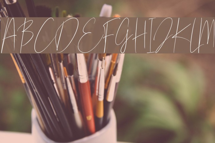 Mellati Script DEMO Regular Font examples