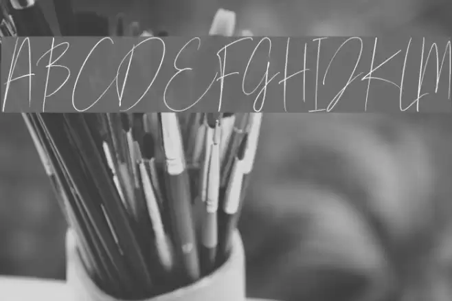 Mellati Script DEMO Regular Font examples