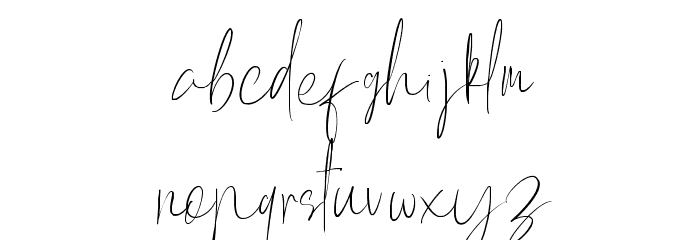 Mellati Script DEMO Regular Font LOWERCASE