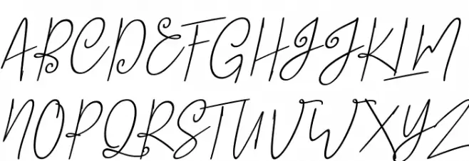 Mellati Schriftart Groß