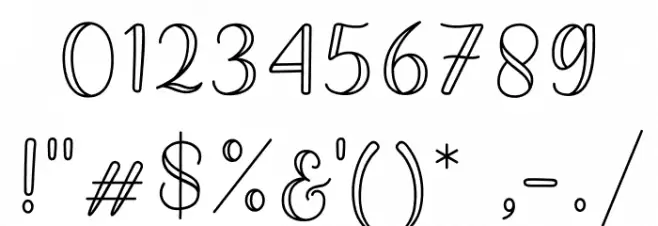 Mellayu Font OTHER CHARS