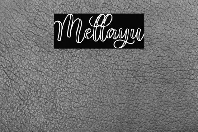 Mellayu Font examples