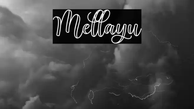 Mellayu Font examples