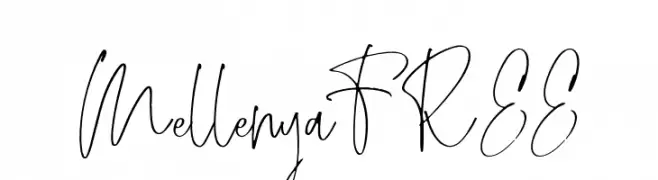 MellenyaFREE  font caratteri gratis