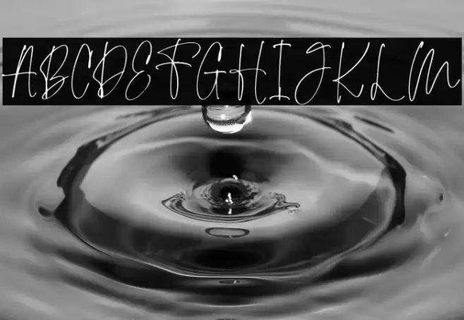 MellenyaFREE Font examples