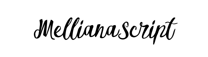 MellianaScript  font caratteri gratis