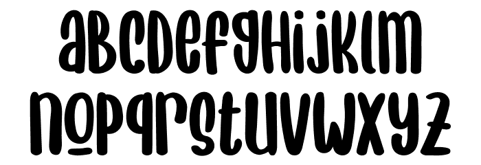Mellifluous FREE Font LOWERCASE