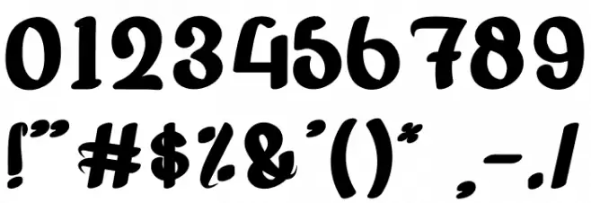 Mellifluous Font OTHER CHARS