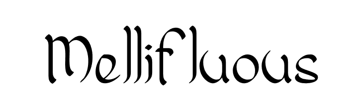 Mellifluous  フリーフォントのダウンロード
