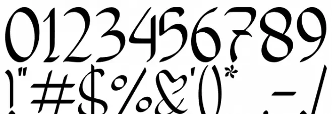 Mellifluous Font OTHER CHARS