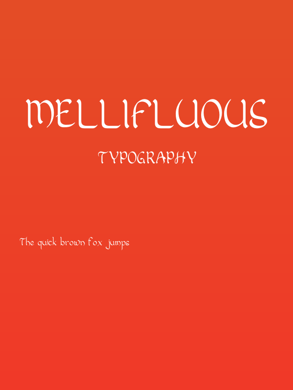 Mellifluous Poster