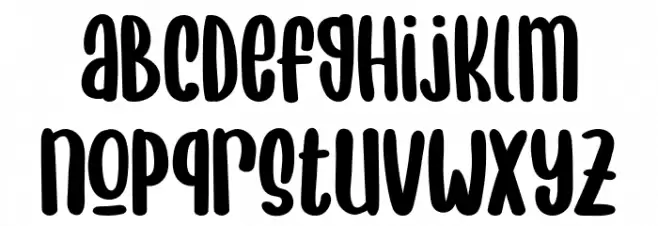 MellifluousFREE 字体 小写