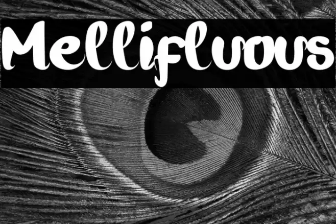 Mellifluous Font examples
