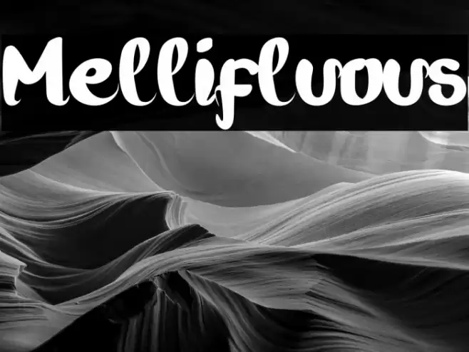 Mellifluous Font examples