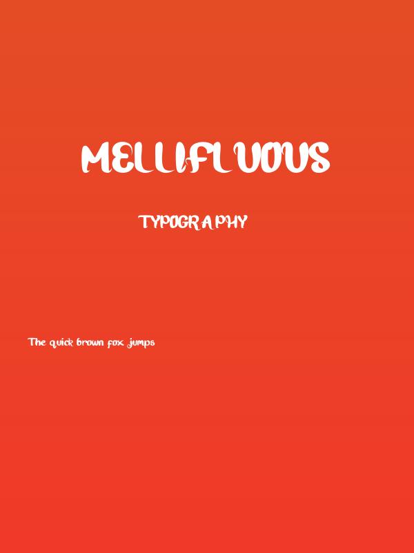 Mellifluous Poster
