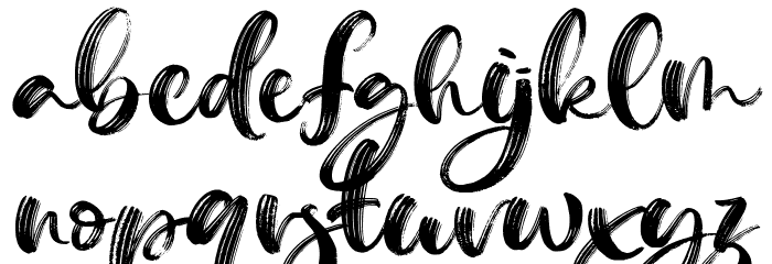 Mellina Nidda Font LOWERCASE