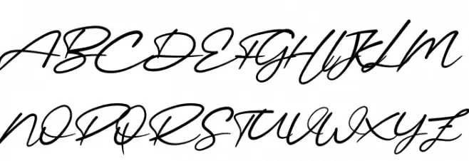 Mellinda Handmade Schriftart Groß
