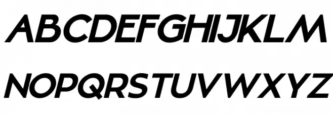 Mellinda Lopez Italic Caratteri MAIUSCOLE