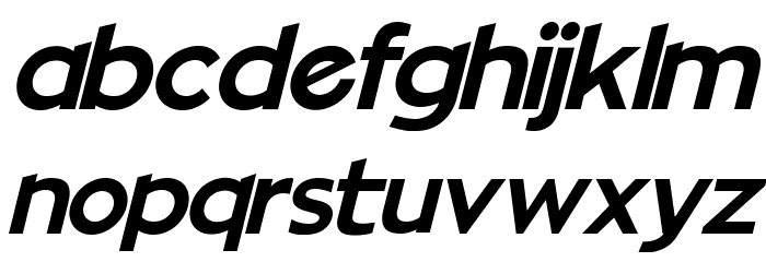 Mellinda Lopez Italic Font LOWERCASE