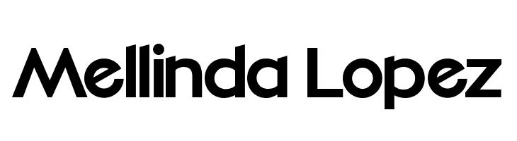 Mellinda Lopez  les polices de caractères gratuit tlcharger