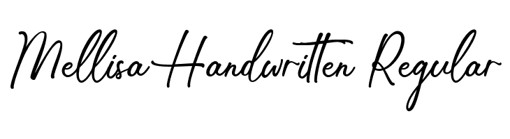 Mellisa Handwritten Regular  Descarca Fonturi Gratis