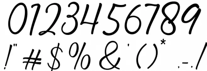 Mellisa Handwritten Regular Caratteri ALTRI CARATTERI