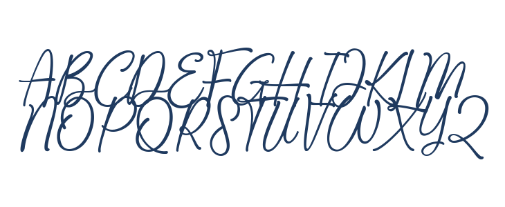 Mellisa Handwritten Regular Uppercase