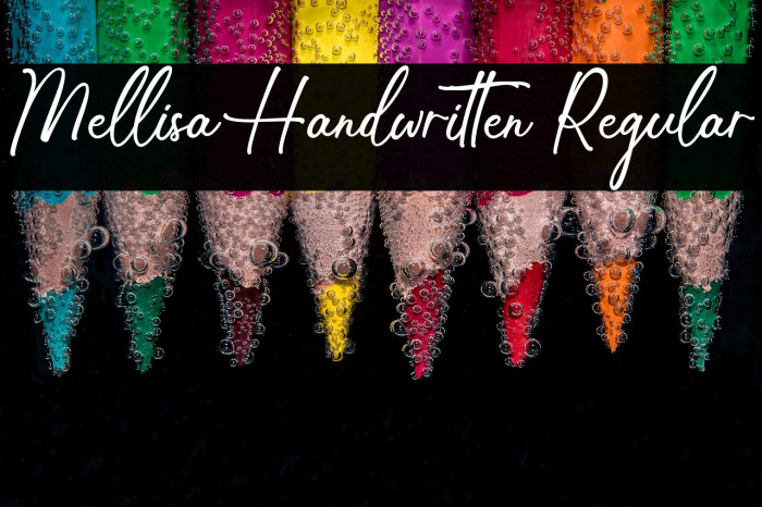 Mellisa Handwritten Regular Example 2