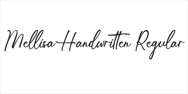 Mellisa Handwritten Regular Logo