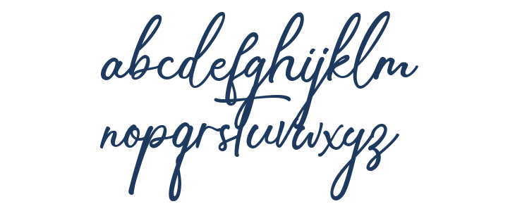 Mellisa Handwritten Regular Lowercase