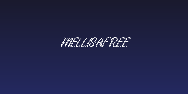 MellisaFREE Social Header