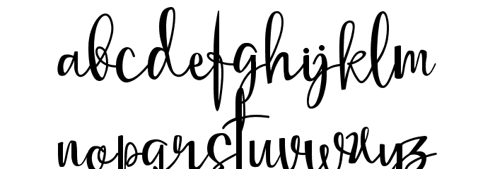Mellisa Font LOWERCASE