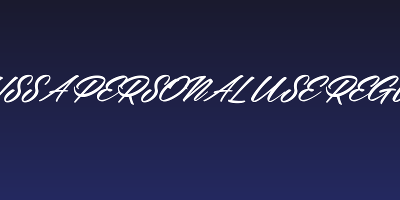 Mellissa Personal Use Regular Social Header