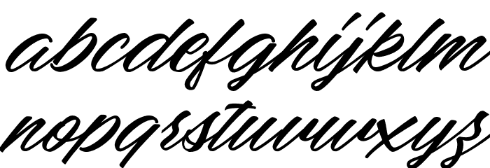 Mellissa Personal Use Regular Font LOWERCASE