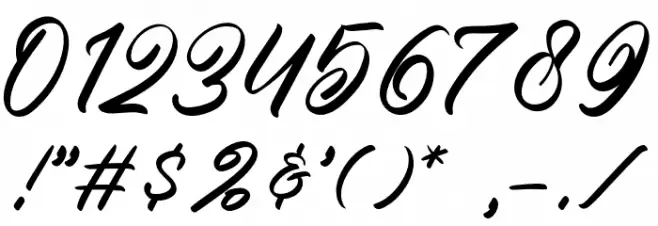 Mellita Font OTHER CHARS