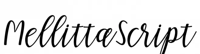 MellittaScript  Free Fonts Download
